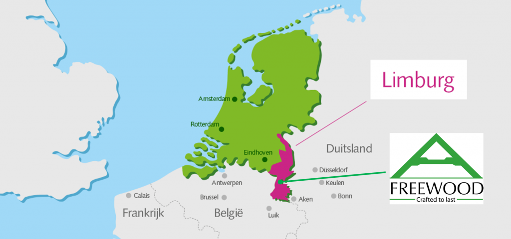 Freewood locatie — Nieuwstadt, Limburg
